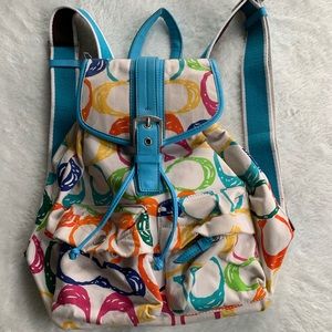 Colorful Coach Bag